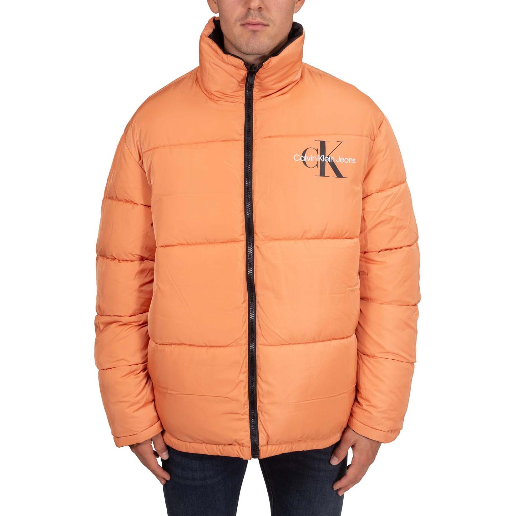 Calvin Klein Reversible Logo Stand Collar Jacket Multicolor Men J30J324438-BEH