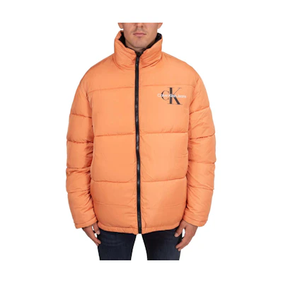 Calvin Klein Reversible Logo Stand Collar Jacket Multicolor Men J30J324438-BEH