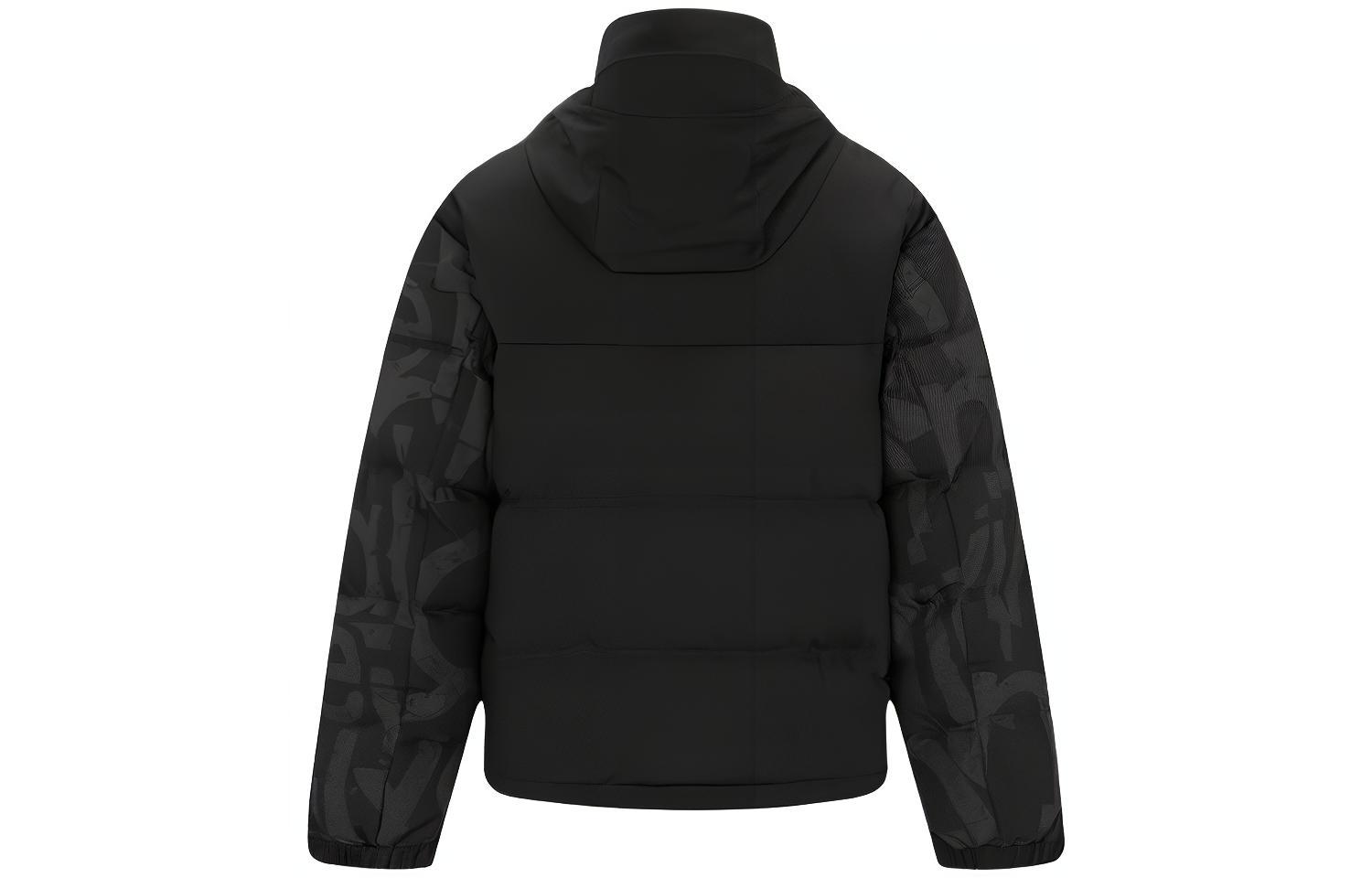 Lookbook Calvin Klein Jaket Puff Boleh Balik dengan Hood Boleh Tanggal Biru Uniseks. J400265-BEH