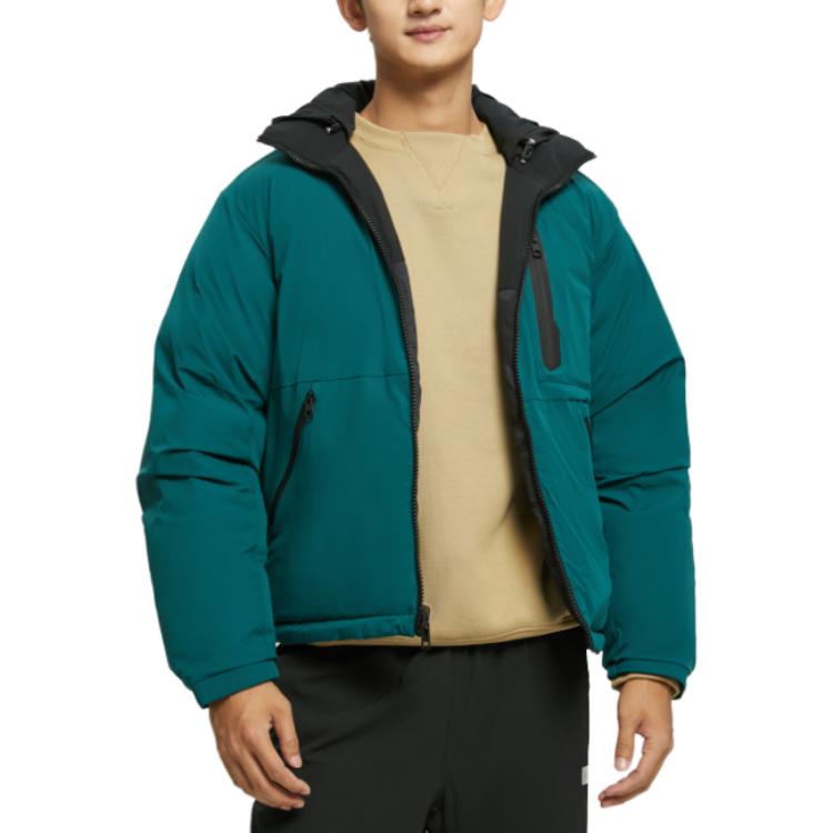 Details for Calvin Klein Jaket Puff Boleh Balik dengan Hood Boleh Tanggal Biru Uniseks. J400265-BEH