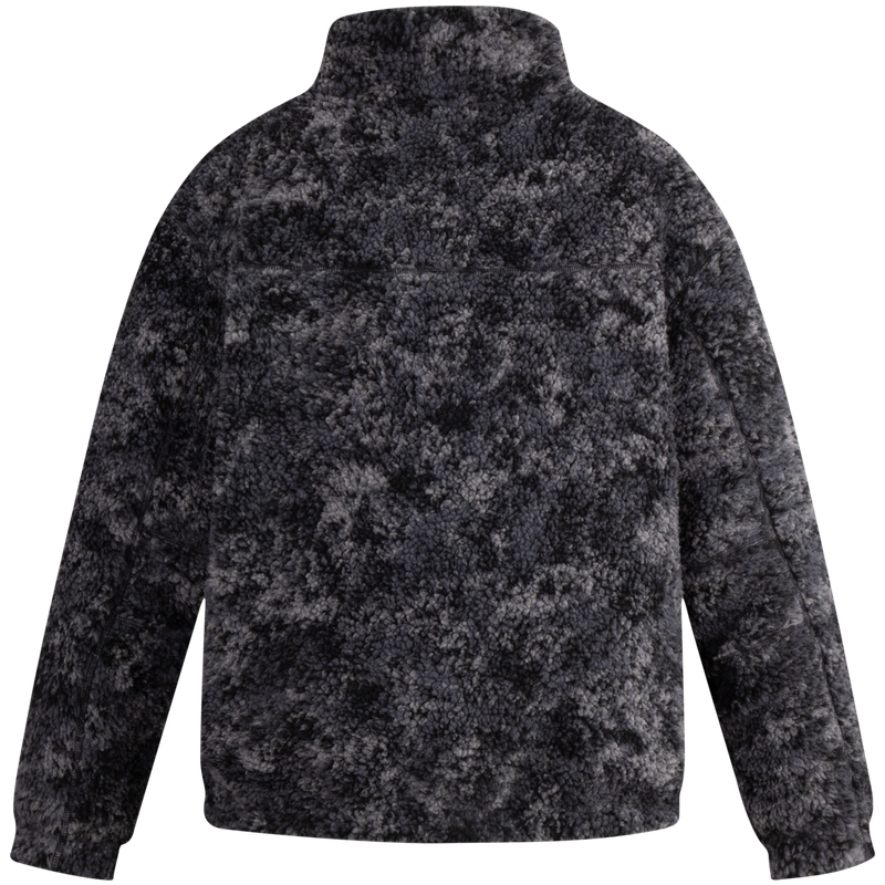 Lookbook Calvin Klein 雙面復古羊羔絨刺繡羽絨外套 黑色. J326603