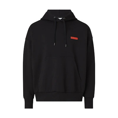 Calvin Klein Scenic Letter Print Hoodie Black Long Sleeve K10K111509-BEH