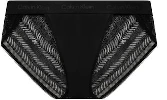 Calvin Klein Sexy Lace Lightweight Comfortable Triangle Briefs (1 Pack) NB3857 Calvin Klein Sexy Lace Lightweight Comfortable Triangle Briefs (1 Pack) NB3857