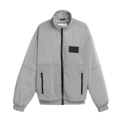 Calvin Klein Shiny Zip-Up Loose Jacket European Version Men Zinc Alloy J30J323051-PRR