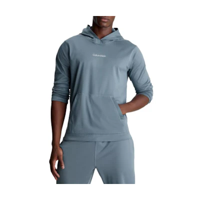 Calvin Klein Simple Logo Breathable Hoodie China Blue () GMS4W328-420