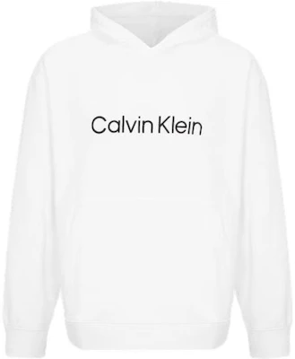 Calvin Klein 簡約系列月光白刺繡Logo連帽衫 40HM231-YAA Order Calvin Klein 簡約系列月光白刺繡Logo連帽衫 40HM231-YAA