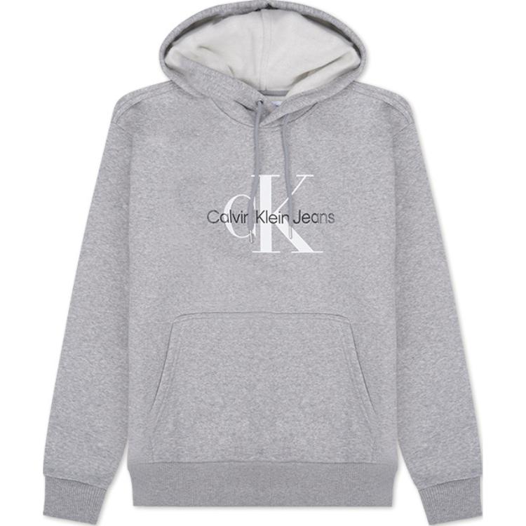 Calvin Klein Simple Stylish Letter Sweatshirt Grey for Men 40201gp082