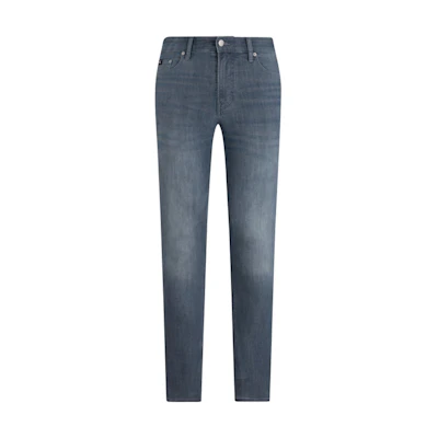 Calvin Klein Slim Fit Cooling Quick-Dry Denim Jeans Men Grey Blue J3243481BZ