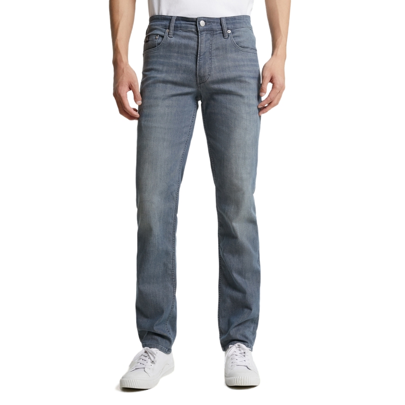 Calvin Klein Slim Fit Cooling Quick-Dry Denim Jeans Men Grey Blue J3243481BZ 圖 4