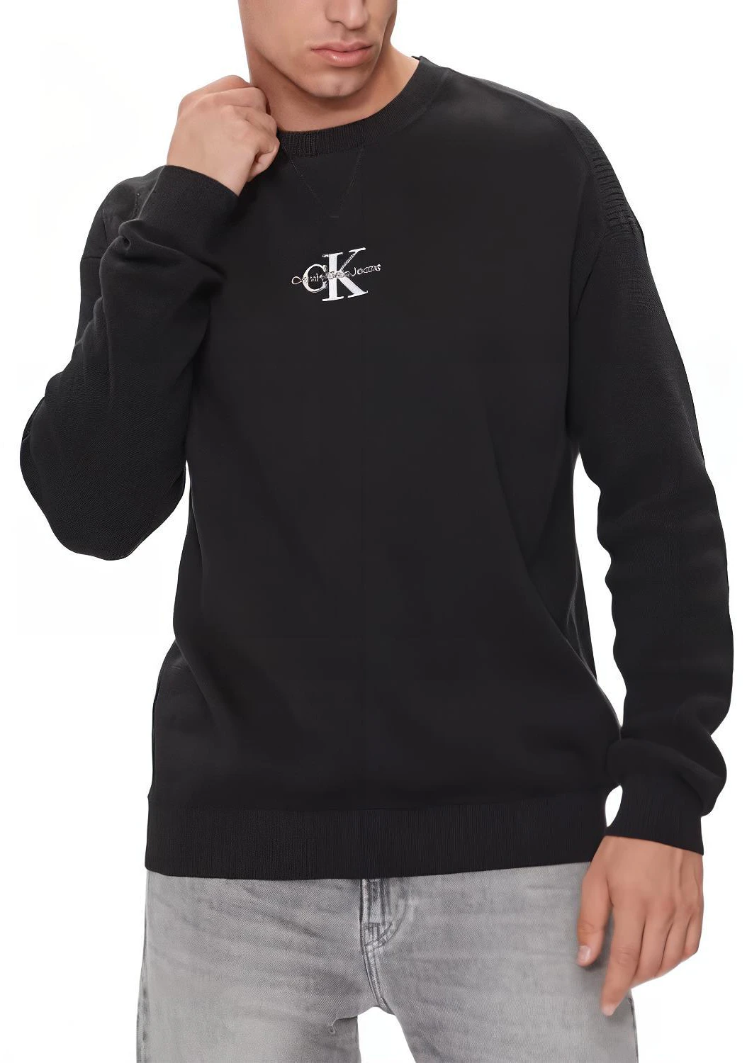 calvin-klein-slim-fit-crewneck-long-sleeve-sweatshirt-black-j30-j325671-beh