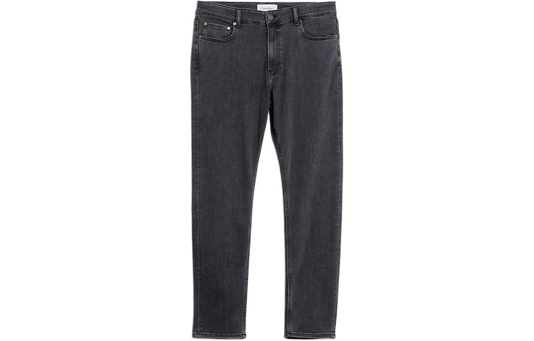 CALVIN KLEIN Slim Fit Mid-Rise Jeans for Men in Dark Gray K10K111457-1BY