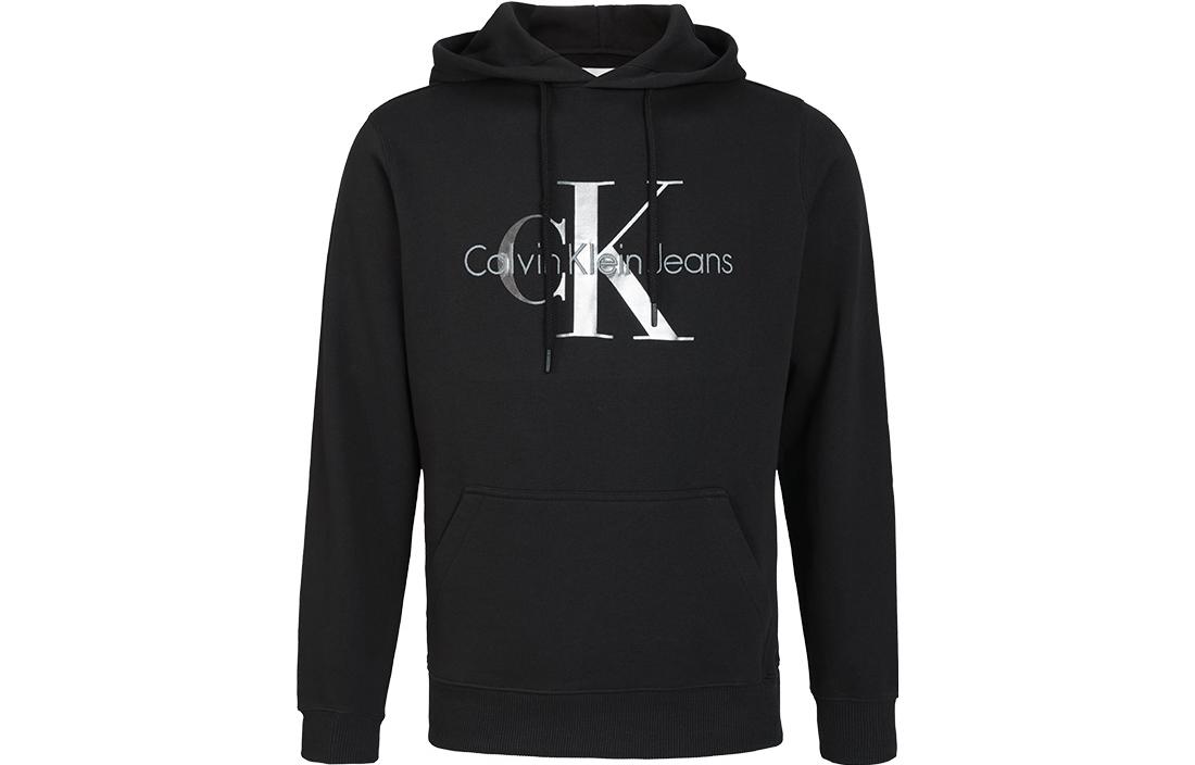 Calvin Klein Slim Fit Printed Hoodie Black J318041