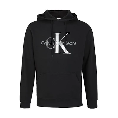 Calvin Klein Slim Fit Printed Hoodie Black J318041