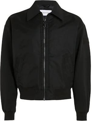 Calvin Klein Jaket Satin Slim Fit Ribbed Knit Hitam Edisi Eropah K10K112370-BEH Buy Calvin Klein Jaket Satin Slim Fit Ribbed Knit Hitam Edisi Eropah K10K112370-BEH