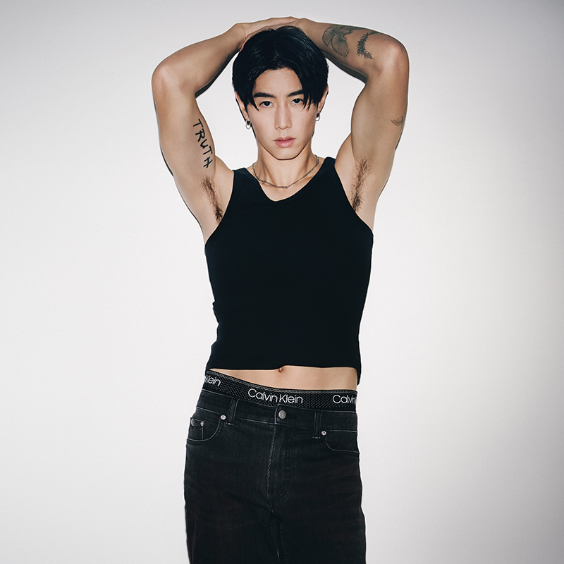 Calvin Klein Slim Fit Stretch Washed Jeans  Denim Black. J325503 圖 5