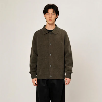 Calvin Klein Jaket Rajut Lengan Panjang Coklat Solid J326675-PBX Shop Calvin Klein Jaket Rajut Lengan Panjang Coklat Solid J326675-PBX