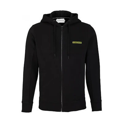 Calvin Klein Solid Color Long Sleeve Zip Hoodie Black () J30J319362-BEH