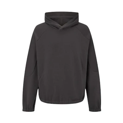 Calvin Klein Solid Color Loose Fit Hoodie - Dark Gray 40JM806-PT0