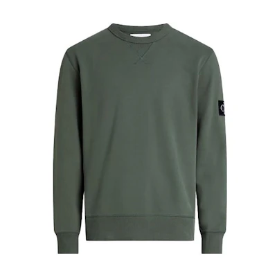 Calvin Klein Solid Color Oversized Casual Sweatshirt Unisex. J30J323426-LLP