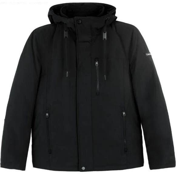 calvin-klein-solid-color-softshell-zip-up-hooded-jacket-cm-104476-black
