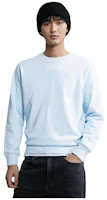 Calvin Klein Solid Crewneck Pullover Sweatshirt Men’s Sky Blue J320775-CYR Calvin Klein Solid Crewneck Pullover Sweatshirt Men’s Sky Blue J320775-CYR