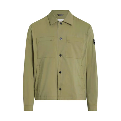 Calvin Klein Solid Green Slim-Fit Long-Sleeve Jacket K10K112781-MSS