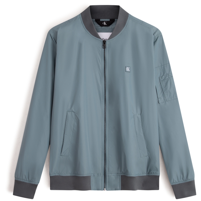 Order CALVIN KLEIN Chaqueta con Cuello Béisbol y Logo Bordado Solid. J323578-1