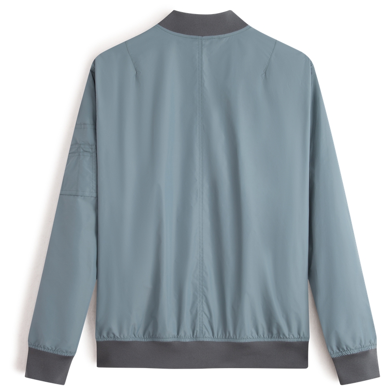 Lookbook CALVIN KLEIN Chaqueta con Cuello Béisbol y Logo Bordado Solid. J323578-1