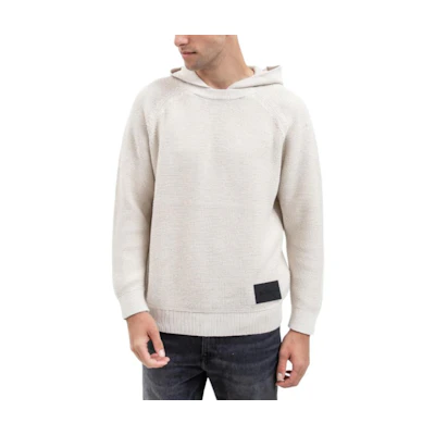 Calvin Klein Solid Logo Hoodie Gray J30J323539-ACF