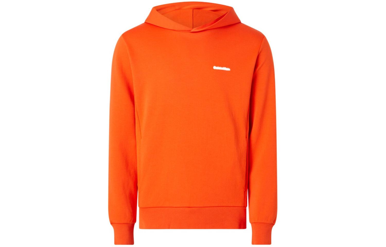 Calvin Klein Solid Logo Hoodie Long Sleeve Orange K10K109927-SB1