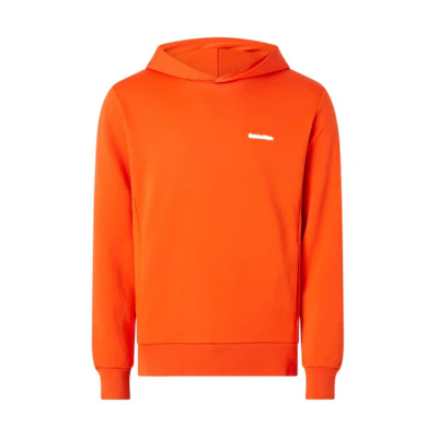 Calvin Klein Solid Logo Hoodie Long Sleeve Orange K10K109927-SB1