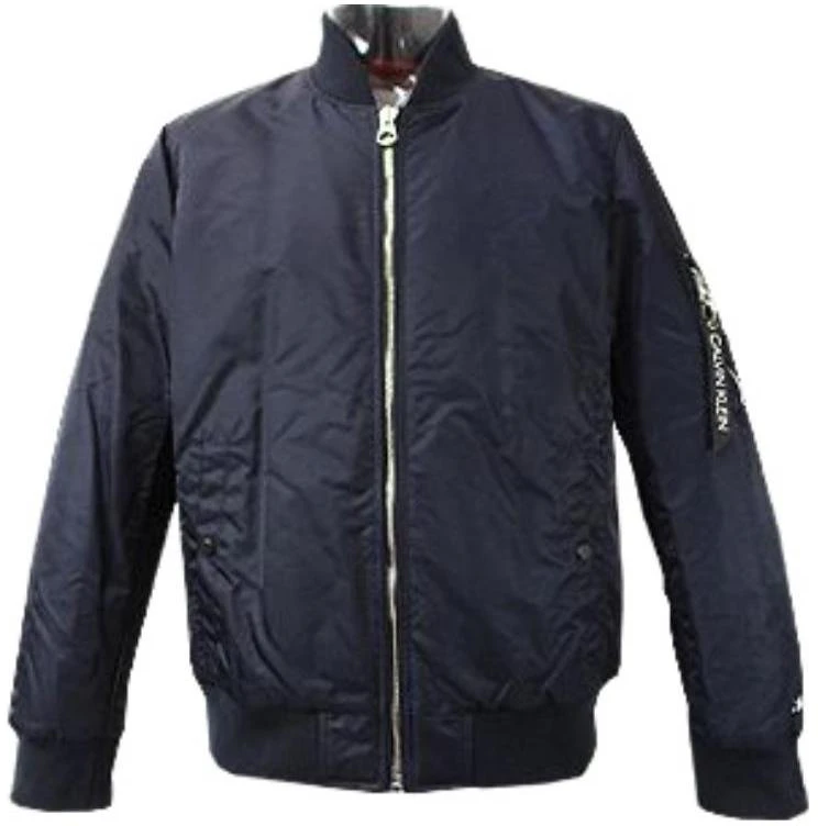 calvin-klein-solid-navy-blue-zip-up-baseball-collar-jacket-for-men-cm-154122-true-navy