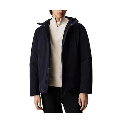 Calvin Klein Solid Navy Blue Zip-Up Jacket Long Sleeve K10K113726-CHW