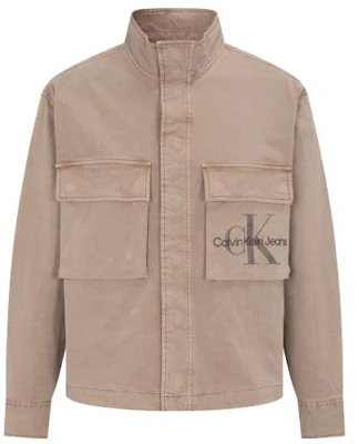 Calvin Klein Jaket Gaya Kemeja Poket Coklat Uniseks J400186-A03 Buy Calvin Klein Jaket Gaya Kemeja Poket Coklat Uniseks J400186-A03