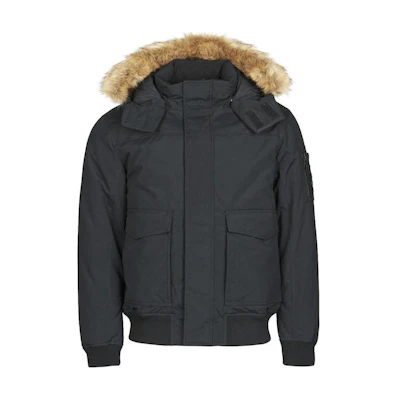 Calvin Klein Solid Pocket Zip Jacket in Black J30J316662-BEH