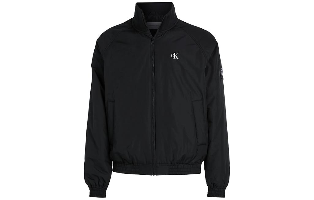 Order Calvin Klein Jaket Bomber Hitam Poliester Kitar Semula J30J323466-BEH