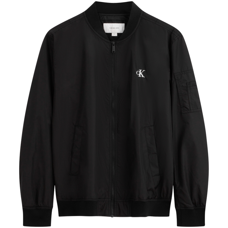 Order Calvin Klein 太空黑刺绣多口袋飞行员夹克 男士休闲夹克 J327253