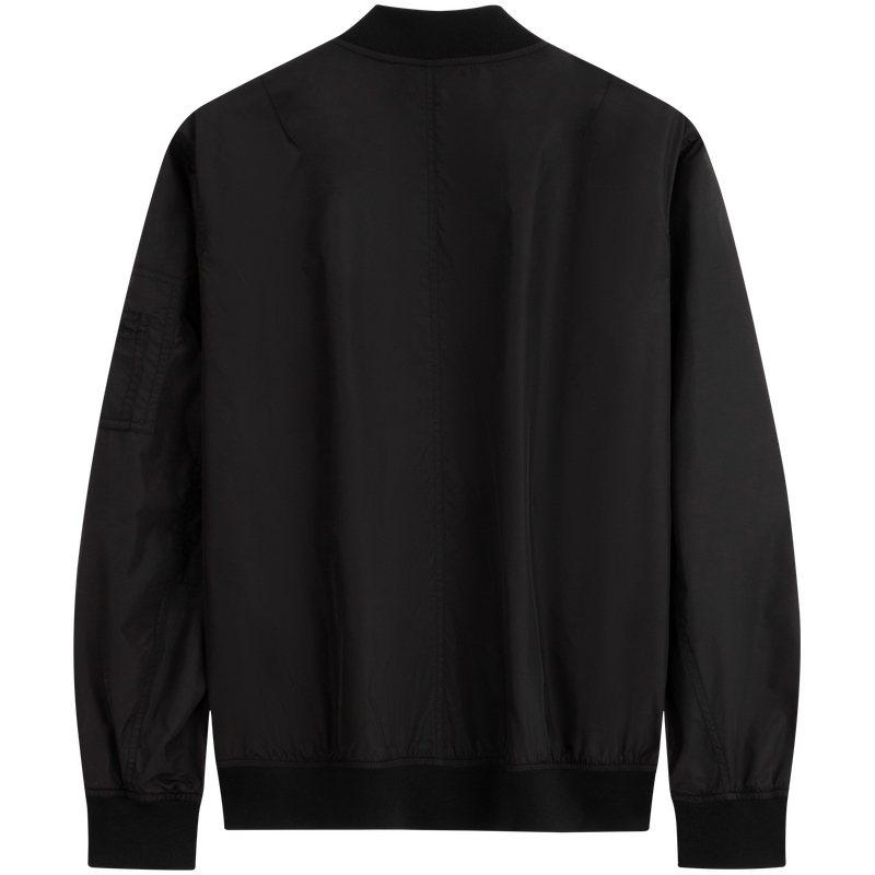 Lookbook Calvin Klein 太空黑刺绣多口袋飞行员夹克 男士休闲夹克 J327253