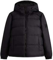 CALVIN KLEIN Space Black Unisex Hooded Down Jacket Fall Winter J324341-BEH CALVIN KLEIN Space Black Unisex Hooded Down Jacket Fall Winter J324341-BEH