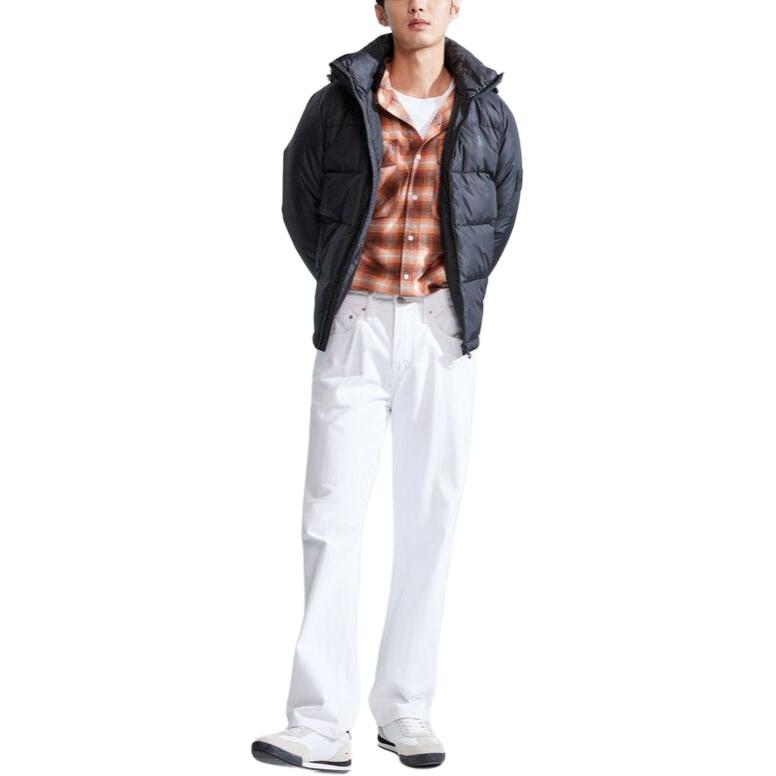 Purchase CALVIN KLEIN Jaket Musim Sejuk Hooded Hitam Unisex Lelaki Wanita. J324341-BEH