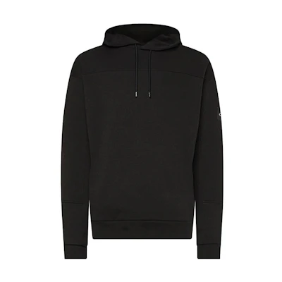 Calvin Klein SS22 Black Solid Logo Patch Pullover Hoodie K10K109704-BEH