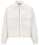 Buy CALVIN KLEIN SS23 Off-White Wool Blend Zip-Up Collar Jacket. J322641-YBI