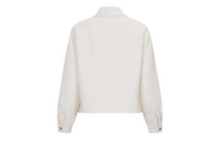 Lookbook CALVIN KLEIN SS23 Chaqueta Cremallera Cuello Lana Mezcla Off-White. J322641-YBI