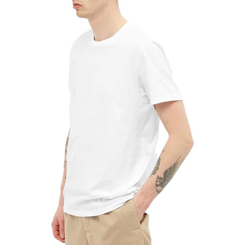 Lookbook Calvin Klein SS23 Kaos Slim Fit Crew Neck 3-Pack - Putih. NB4011E-100