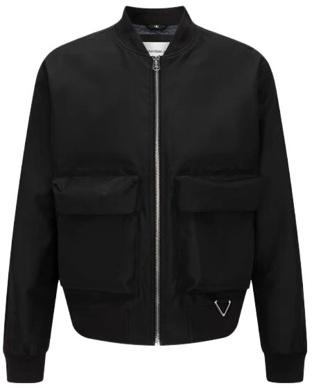 calvin-klein-ss-23-black-solid-logo-patch-zip-up-jacket-j322677-beh