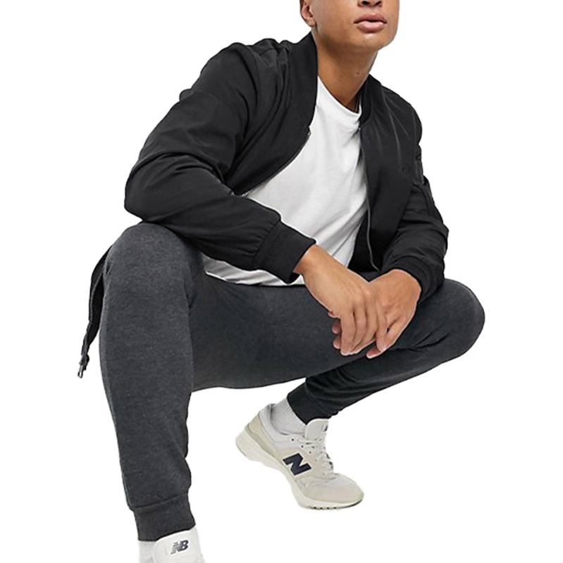 Details for Calvin Klein SS23 黑色纯色长袖拉链夹克 CM107904-BLACK