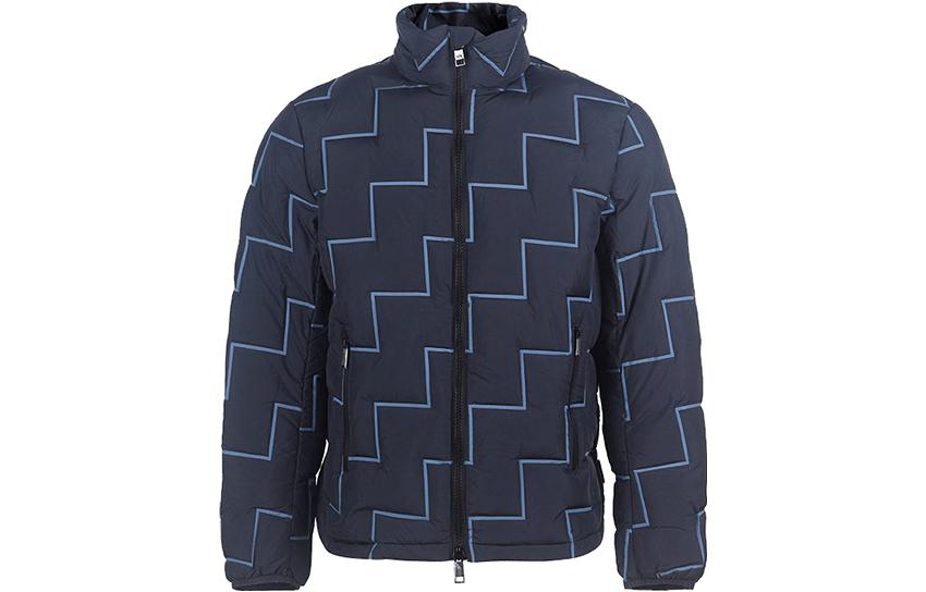 Calvin Klein SS23 Colorblock Puffer Jacket Navy Blue 6KZB13ZN-IDZ