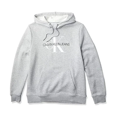 Calvin Klein SS23 Gray Logo Print Hoodie 41VC221-082