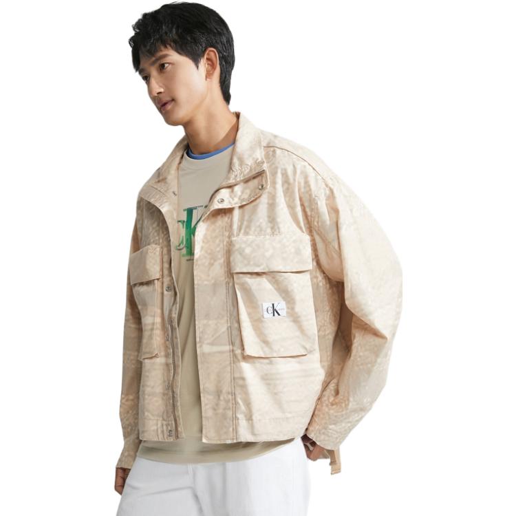 Details for Calvin Klein SS23 标志抽绳夹克 浅卡其 J322944-0F4
