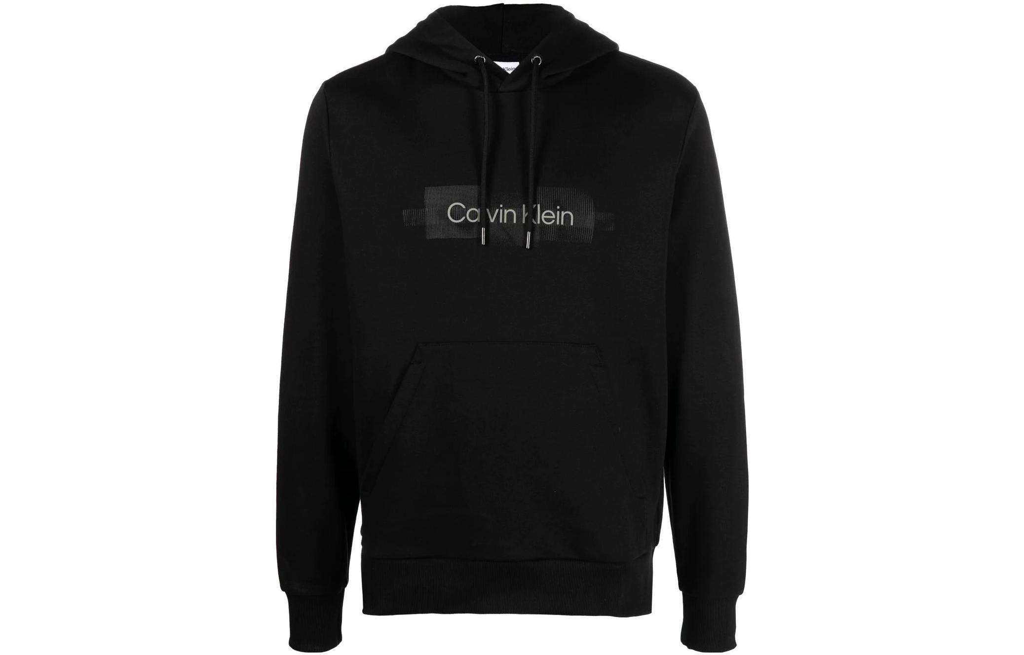Calvin Klein SS23 Logo Embroidered Hoodie Men’s Black K10K110761-BEH